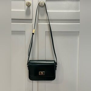 J. Crew Elegant Dark Green Crossbody Bag